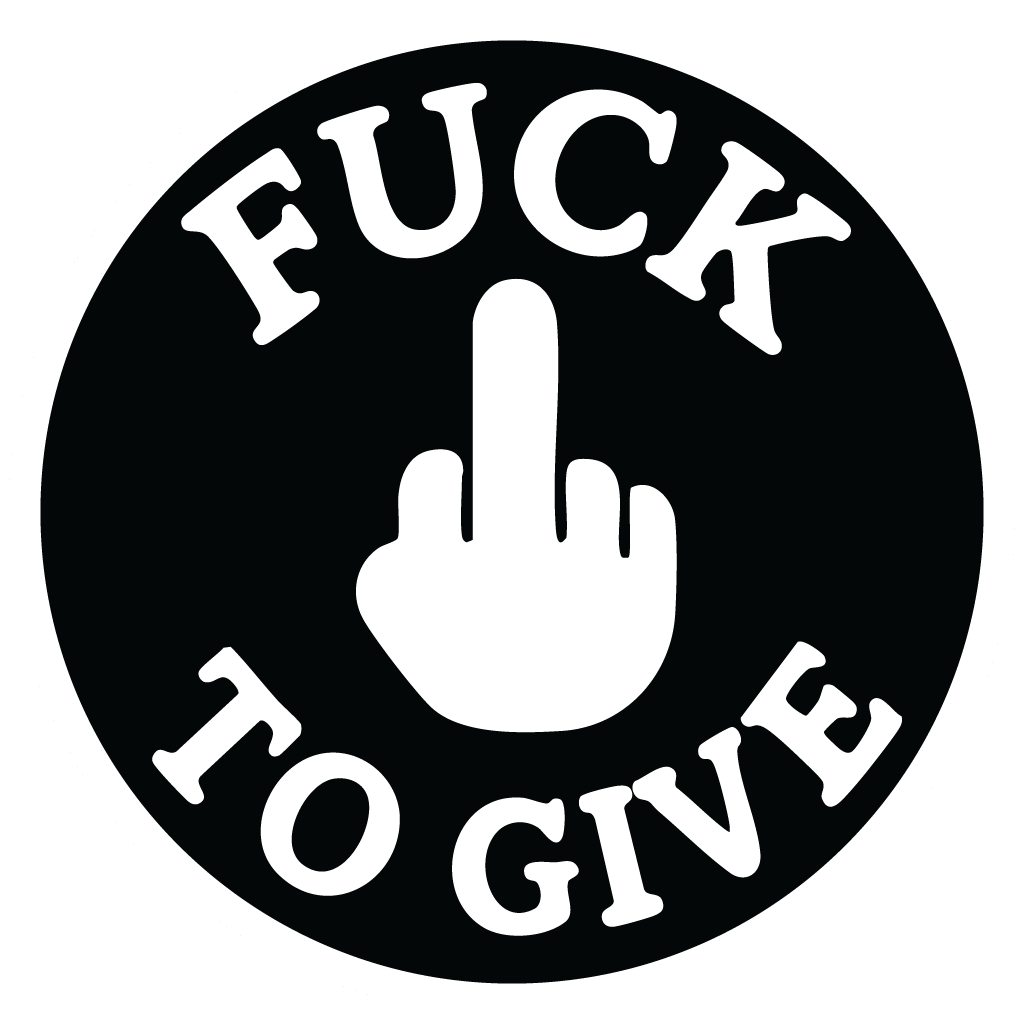 Fuck to Give coin design