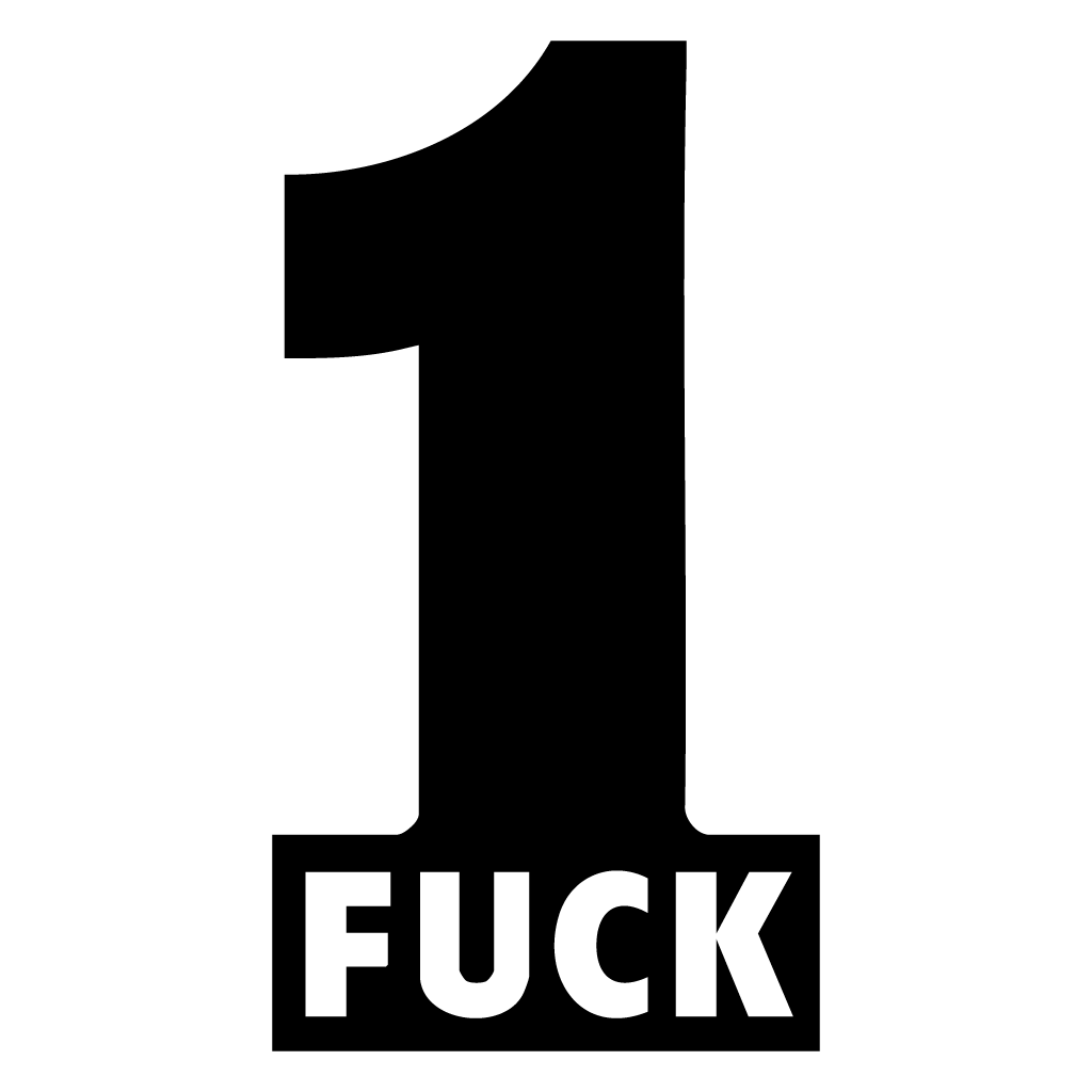 One Fuck keychain design